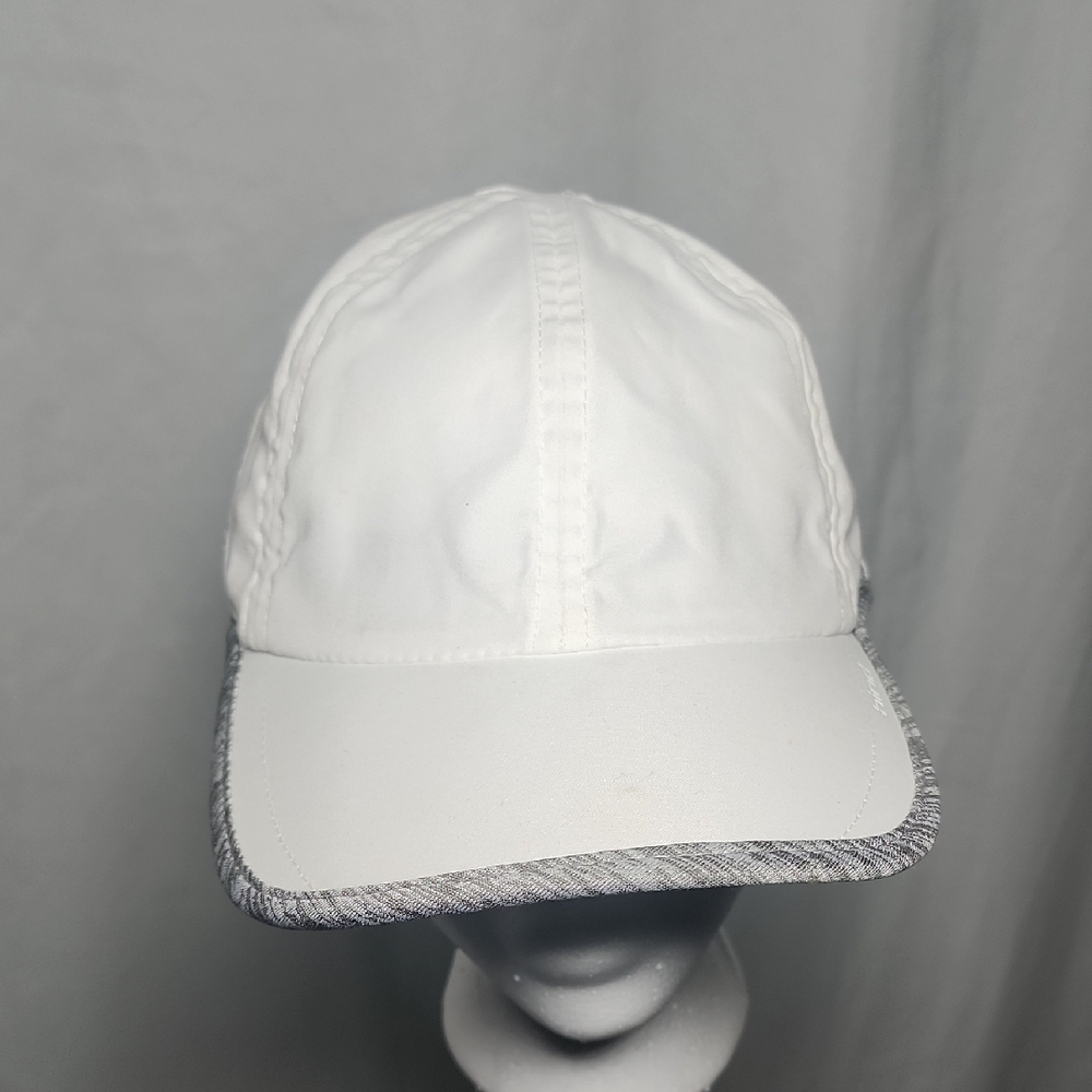 Hind White Cap with Gray Trim